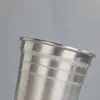 Taza de Paso de Acero Inoxidable 304 Nueva Transfronteriza Estilo Ins de Una Sola Capa Taza de Agua para Jugo de Camping Taza con Borde Enrollado de Una Sola Capa