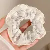 Goma para el pelo de encaje estilo coreano con un tacto de alta gama, Nuevo coletero 2026, Diadema elástica estilo perezoso, Accesorio para el pelo de alta elasticidad