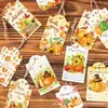 DP005 Cartão de Bênção de Feriado Abóbora de Ação de Graças Etiqueta de Decoração para Presente Cartão de Decoração para Caixa de Embalagem