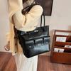 Roupas de trabalho casuais, bolsa de grande capacidade para mulheres, nova moda outono e inverno 2025, pasta profissional feminina, bolsa de ombro