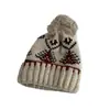 Chapéu de Lã Tricotado Jacquard Árvore de Natal Fair Isle de Inverno com Barra Rebatida para Mulheres Proteção contra Frio ao Ar Livre Proteção para Orelhas Chapéu de Frio