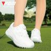Zapatos de Golf Pgm para Mujer, Impermeables, Antideslizantes, Hebilla de Perilla, Alta Elasticidad, Amortiguación, Zapatos Deportivos Ligeros para Mujer en Stock