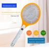 Fornecimento de fábrica com lâmpada LED raquete elétrica mata-mosquitos cabo branco raquete mata-mosquitos plugue redondo rede recarregável raquete mata-mosquitos moscas atacado
