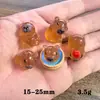Tanque de Peixes Miniatura Simulada Modelo Micro Paisagem Concha Garrafa Luminosa Adereços de Paisagismo Chaveiro Garrafa Alawish