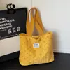 Bolso Pequeño de Pana para Mujer 2026 Nuevo Estilo para el Trabajo de Mano Versátil Moda Salida Equipaje de Mano Mamá de Mano Bolso Pequeño de Tela