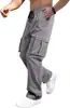 AliExpress comercio exterior primavera y otoño estilo americano moderno ropa de trabajo multibolsillos pierna recta pantalones largos para hombre holgados versátiles largos en stock