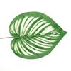 Tecido de Seda Simulado Folhas de Rabanete Verde Galho Único Estampa Branca Folhas de Flores Folhas Falsas Decoração de Planta Acessórios de Árvore Grande e Pequena Guanyin Gotejante