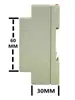 TC96B Carril de Guía Pantalla Digital Electrónica Límite Superior e Inferior Calefacción Refrigeración Controlador de Temperatura Instrumento Interruptor Controlador de Temperatura