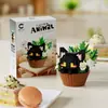 Chao Le Chuang Serie Animales de Postre Taza Micropartículas Ensamblaje Bloques de Construcción Educativo Decoración de Escritorio Al por Mayor