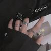 Anillo de Mariposa Estilo Coreano Ins para Mujer, Diseño Nicho Vintage, Anillo Abierto Ajustable Versátil de Plata 925 para Hombre