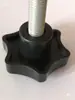 Parafuso de ajuste hexagonal em forma de flor de ameixa, manípulo de plástico, parafuso de ferro padrão nacional, parafuso galvanizado, diâmetro externo 48, M8, M10