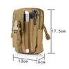 Bolsa de Cintura Tática MOLLE Multifuncional para Celular ao Ar Livre Nylon Resistente ao Desgaste Bolsa de Cinto Bolsa de Armazenamento de Ferramentas para Montanhismo ao Ar Livre