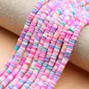Materiales Hechos a Mano DIY Cuentas Sueltas de 6 mm Hilo Completo Color Mixto Suave con Cuentas de Cerámica Accesorios para Joyería Hilo para Pulsera Collar Cuentas Espaciadoras