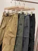 Pantalones softshell gruesos a prueba de viento e impermeables para hombre con forro polar, pantalones casuales de pierna recta para primavera, otoño e invierno, pantalones cargo modernos con múltiples bolsillos
