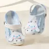 Zuecos de Verano Sanrio Estilo Nuevo Zapatos de Playa de Princesa para Niñas Sandalias de Punta Cerrada Pantuflas de Suela Suave para Niños Mayores