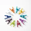 Pinzas a Prueba de Viento, Pinzas Pequeñas de Colores, Pinzas Convenientes de Plástico Recubierto para el Hogar, Pinzas para Fijar Ropa Interior y Calcetines, Pinzas de Papelería, Pinzas Selladoras