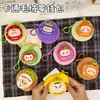 Bolsa de monedas de peluche de fruta linda para bebé, colgante de bolso de mujer hecho a medida, bolsa para auriculares de pareja y amigos al por mayor
