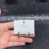 Brincos de Zircônia Pérola Zero-Shang para Mulheres, Únicos e Versáteis, Pino de Prata S925, Atacado de Acessórios Yiwu, Estilo Outono/Inverno, Garantia Pós-Venda