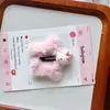 Pinza para el pelo de Gato Kt Estrella de Cinco Puntas de Peluche para Niñas, Pasador Lindo con Lazo, Pinza para Flequillo, Nuevo Accesorio para el Cabello 2026