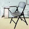 Silla de capacitación plegable con tablero de escritura, silla de conferencia, escritorio y silla para computadora para personal y estudiantes, silla de oficina transpirable de malla integrada