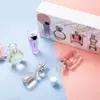 Set de tres piezas de Perfume Femenino de Marca Transfronteriza, Fragancia Fresca Amaderada Floral, Caja de Regalo de Cuatro Piezas para Hombre, Fragancia Ligera de Larga Duración