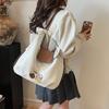 Bolso Casual Simple 2025 Nueva Primavera Lindo Estilo Extranjero Nicho Moda Commuter Textivo Bolso de Hombro
