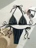 Plataforma de Comercio Electrónico Transfronterizo Especializada en Suministrar Lotes Directos de Fábrica en Stock de Bikinis Sexys Europeos y Americanos con Tiras de Cuello