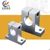 Guia Linear de Eixo Óptico Trilho Fixo Base de Alumínio Suporte Vertical para Eixo Sk12/16/20/25/30/35 Suporte para Haste Óptica