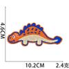 Pegatina de tela bordada Xiaotian Manwei, parche bordado de dinosaurio de dibujos animados, parche para planchar, parche bordado de Iron Man, microsello
