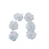 Estilo Chino Elegante Borla de Perlas Malla Degradada Parche de Tela de Flores Pequeñas DIY Headdress de la Dinastía Han Pendientes Pendientes Accesorios Venta al por Mayor