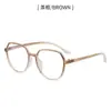Gafas Azules Lisas Estilo Coreano Bloqueadoras de Luz Textura Suave y de Moda Diarias para Exteriores Mismo Estilo que las Celebridades de Internet Cara Desnuda
