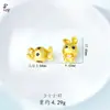 Retenção de Cor Alta Dourado Areia Gatinho Coelho de Orelhas Longas Urso Morango Veado Pulseira DIY com Contas Joias com Contas Acessórios Azul Queimado
