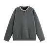 Nova Camiseta Casual Masculina 2026, Marca da Moda, Fashion e Única, Estilosa, Falsa Peça Dupla, Caimento Solto, Top Masculino Plus Size