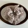 Anillo para el pelo de capullo de flor de doble capa 2025 primavera y verano, súper de hada, organza, anillo para el pelo de intestino grueso, diadema con temperamento para coleta baja, tocado