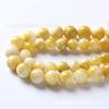 Casta Ming comercio amarillo blanco Jade Persa cuentas sueltas DIY hecho a mano pulsera con cuentas collar accesorios de joyería tejidos al por mayor