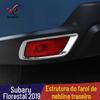 Adequado para Subaru 2019 Forester Acabamento Modificado do Farol Moldura da Luz de Nevoeiro Decoração da Moldura da Luz de Nevoeiro Traseira do Forester