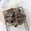 Goma para el pelo de leopardo de alta gama para mujer, nuevo estilo 2025, coleta alta, accesorio para el pelo, círculo
