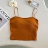Nuevo Estilo Spice Girls Dopamina Hermoso Espalda Descubierta Tirantes Chaleco Cinturón Almohadilla para el Pecho Uso Interior Uso Exterior Adelgazante Hermoso Espalda Top Strapless para Mujer