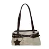 Verão 2026 Nova Moda Coreana Simples de Alto Valor de Nicho Bolsa de Ombro Único para Axila Doce Cool Personalidade Bolsa de Grande Capacidade