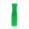 Suministro Directo de Fábrica Cubierta de Punta de Silicona para Popote de Acero Inoxidable 6mm Cubierta Protectora para Popote de Acero Inoxidable Amazon Grado Alimenticio