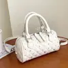 Bolso de Mano Acolchado Estilo Chanel con Diamantes para Mujer 2026 Modelo Nuevo Bolso Boston Versátil Simple para Hombro Cruzado