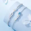 Pulseras de Pareja Nomeolvides para Hombres y Mujeres Diseño de Nicho en Instagram Token de Amor Pulsera Versátil de Moda Regalo para Novia
