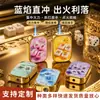 Venta directa del fabricante, encendedor de mahjong personalizable, inyección directa de llama azul, a prueba de explosiones de metal, modelo popular en línea, venta al por mayor para hoteles