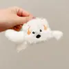 Lindo pasador de pinza de peluche grande para la nuca, nuevo pasador de tiburón para otoño e invierno 2026, elegante pasador de oso para recogidos
