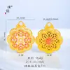 Puzuo Cor Forte Preservação Cor Areia Dourada Acessórios DIY Flor Peônia Cravejada de Diamante Pingente Bússola Colar Corrente de Suéter de Luxo Acessível