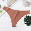 Tanga Transfronteiriça Europeia e Americana Feminina Cintura Baixa Sexy Sem Costura Peça Única Nua Secagem Rápida Calcinhas T-pants Femininas
