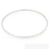 Pulseira Cassia Feminina Popular Lisa com Anel Anel Plano Empilhado Multi-Anel Brilhante Vários Tamanhos Aço Titânio Pulseira Feminina