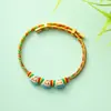 Novo Festival do Barco-Dragão Pulseira de Corda Cinco Cores Contas Cinco Elementos Corda de Mão Tecida à Mão Fio Cinco Cores Pulseira de Mão Zongzi Infantil Atacado