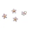 Flor de resina, flor de bauhinia, flor de lirio, colgante, pulsera, collar, accesorios de joyería, kit de materiales para manualidades, accesorios barrocos, DIY