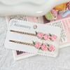 Horquilla urbana intelectual para mujer, pequeña, fresca, moda coreana, pinza con palabra, tocado de moda, horquilla de diamante para mujer, venta al por mayor